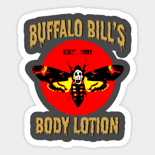 Buffalo Bill's Body Lotion - Silence Of The Lambs Vintage Horror Sticker